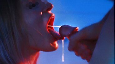 Красотка с большими сиськами отсосала в ванной и получила горячую порцию спермы в рот - Любительница Inzolia