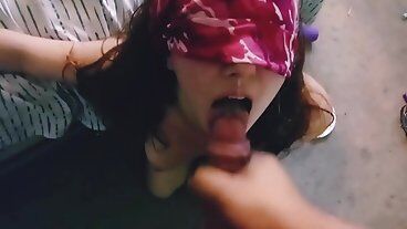 Секси бандана на лице, кремпай и конча!